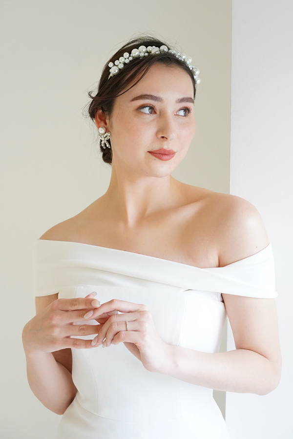 美品】エリザベスバウアー ElizabethBower かるく ヘッドドレス