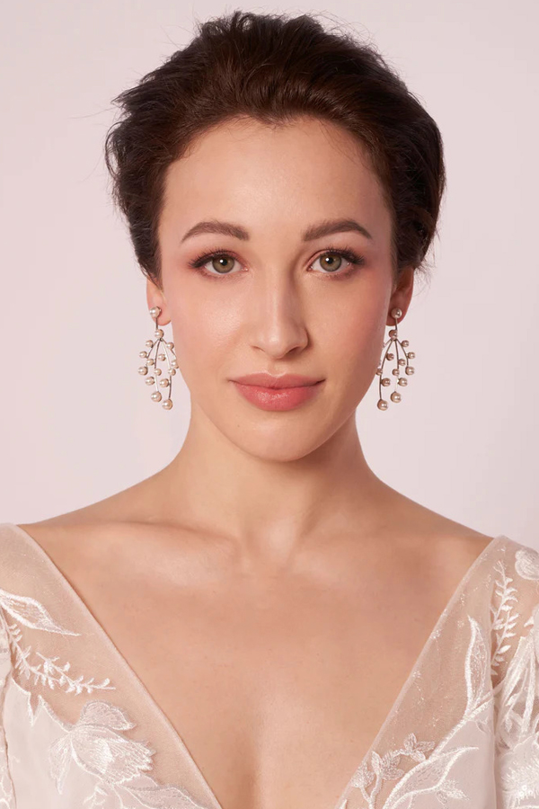 RENTAL][Eden Pearl Mini Drop Earrings]by ElizabethBower  