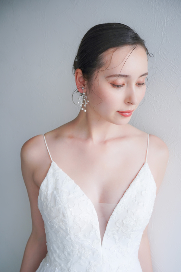 RENTAL][Eden Pearl Mini Drop Earrings]by ElizabethBower 