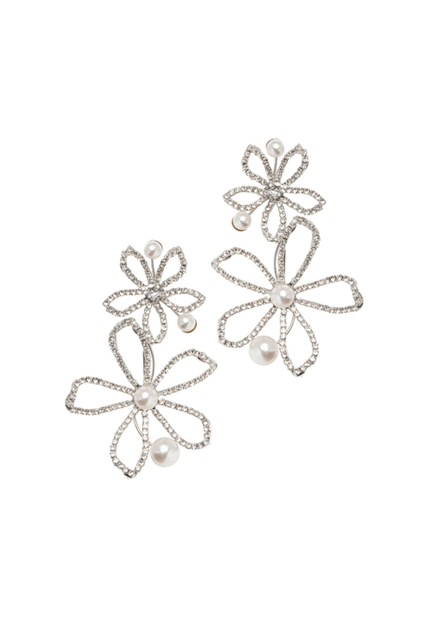 RENTAL][Pavet Pearl Earring]by ElizabethBower｜JULIEBRIDAL 