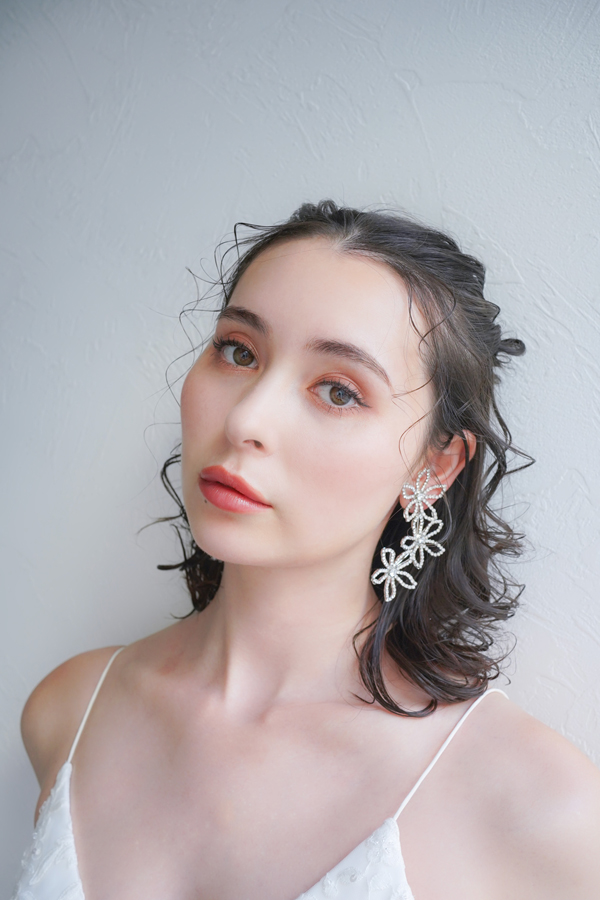 RENTAL][Pavet Trio Earring]by ElizabethBower｜JULIEBRIDAL  
