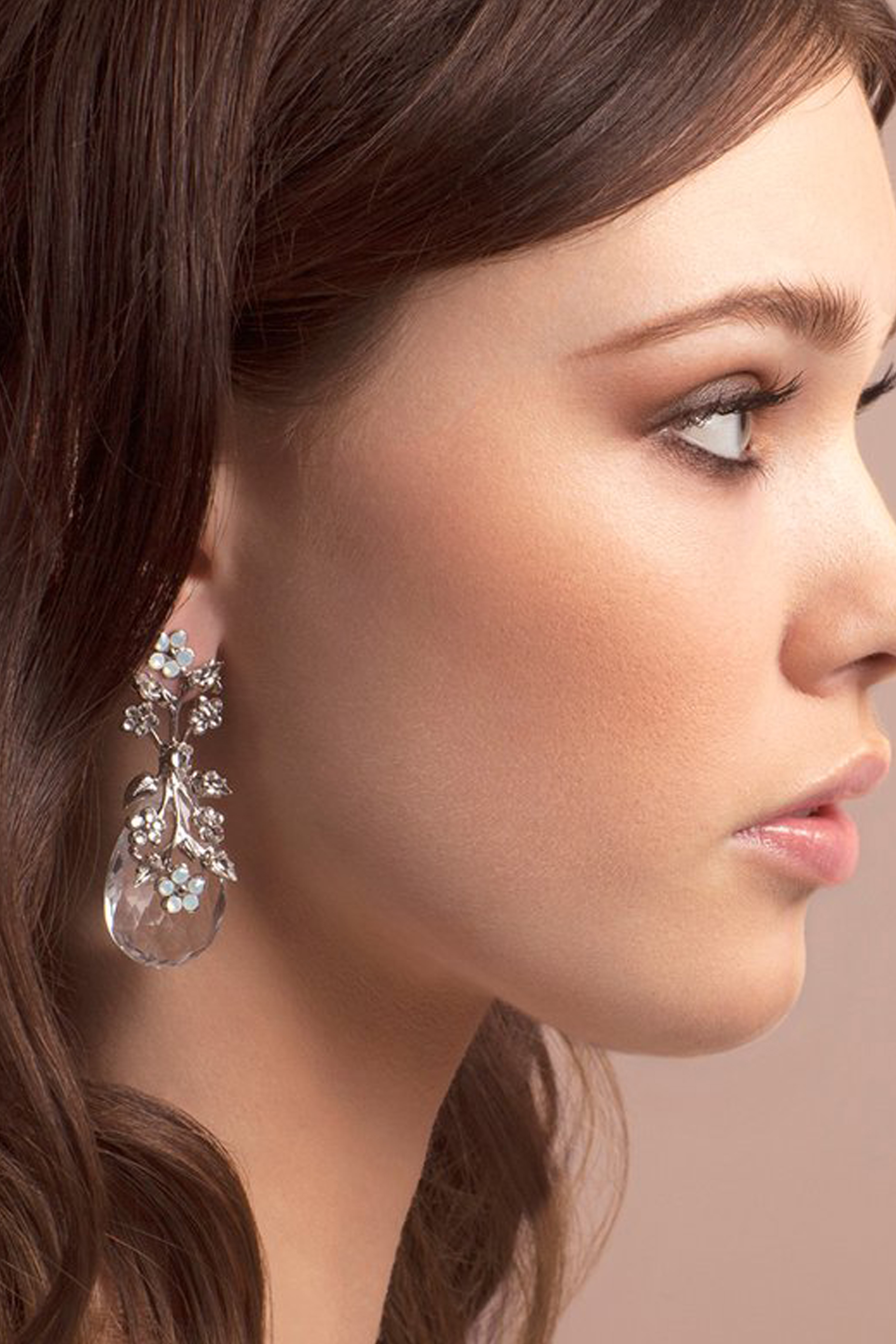 RENTAL][Sakura Dew Drop Earrings]by ElizabethBower｜JULIEBRIDAL  