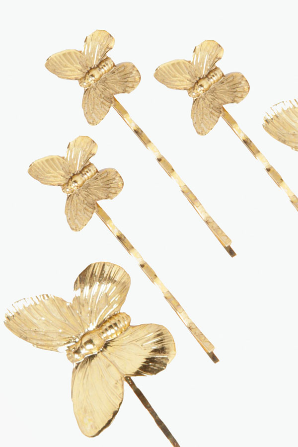 RENTAL][Pippa Bobby Pin Set of 5 Gold]by JENNIFER BEHR 