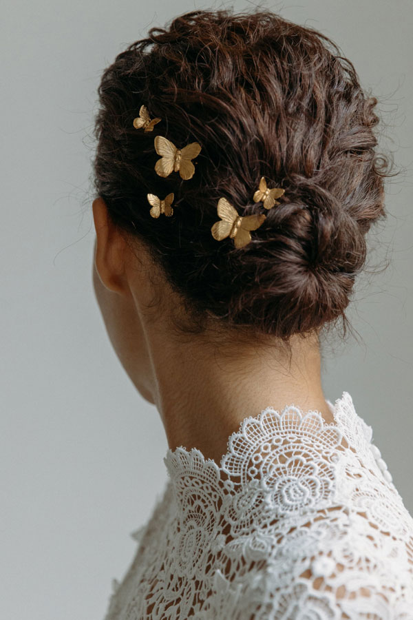 RENTAL][Pippa Bobby Pin Set of 5 Gold]by JENNIFER BEHR 