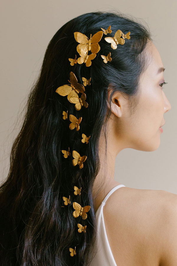 RENTAL][Pippa Bobby Pin Set of 5 Gold]by JENNIFER BEHR 