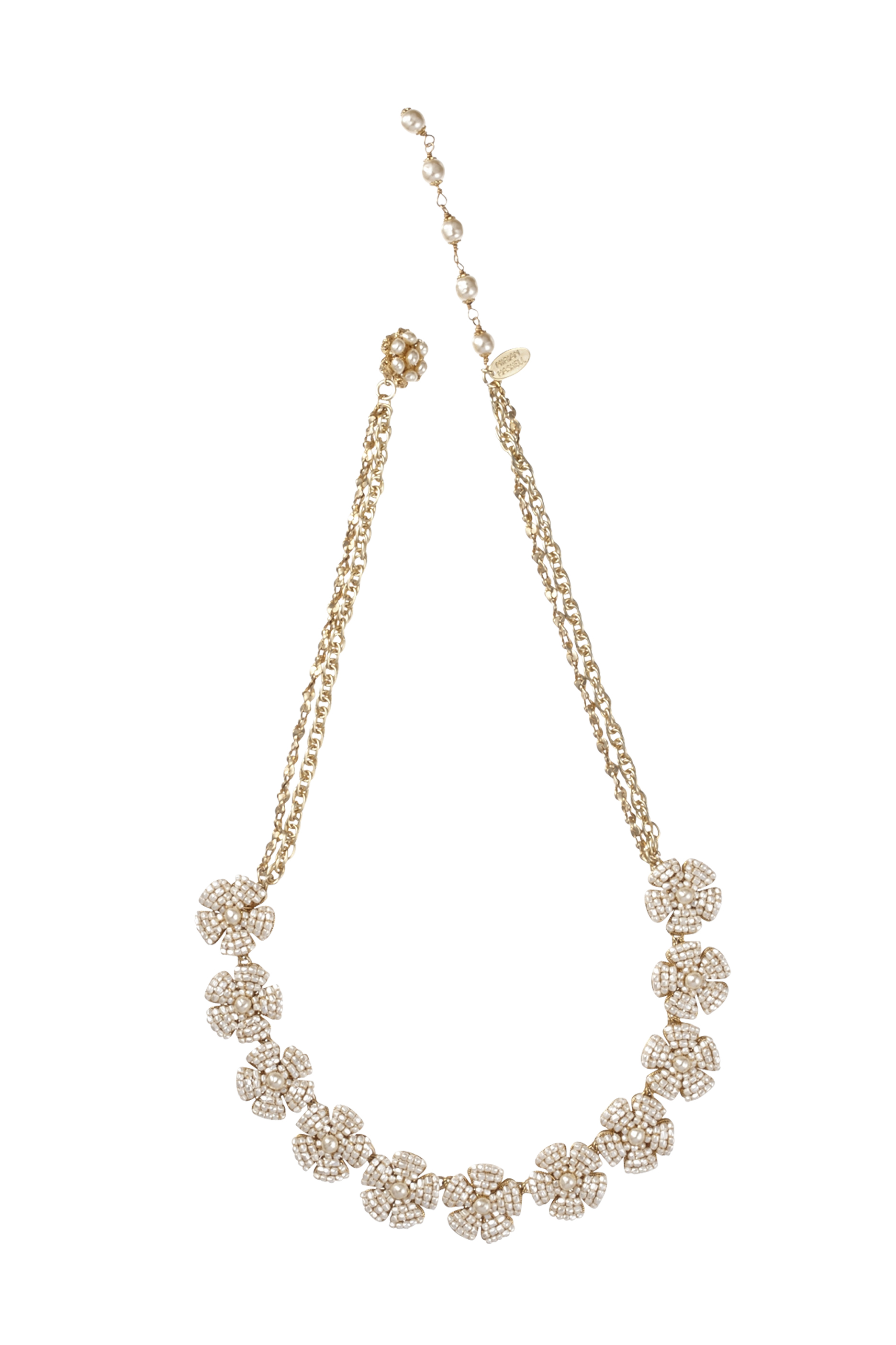 RENTAL][BIB FLOWER Necklace]by MIRIAM HASKELL｜JULIEBRIDAL 
