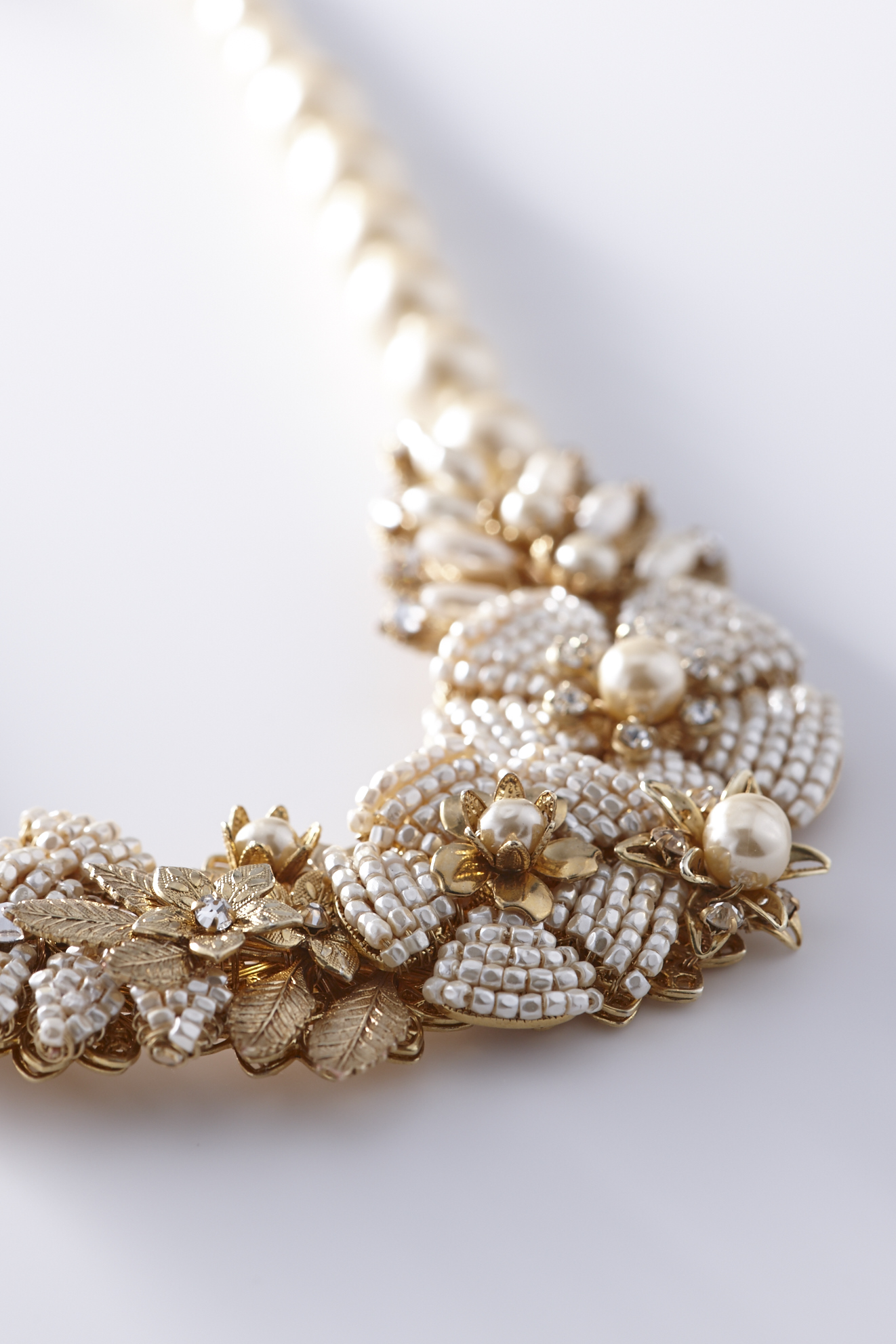 RENTAL][PENDANT LEAF Necklace]by MIRIAM HASKELL｜JULIEBRIDAL 