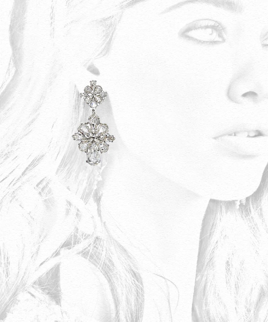 RENTAL][Gracely Drop Earrings]by ElizabethBower｜JULIEBRIDAL