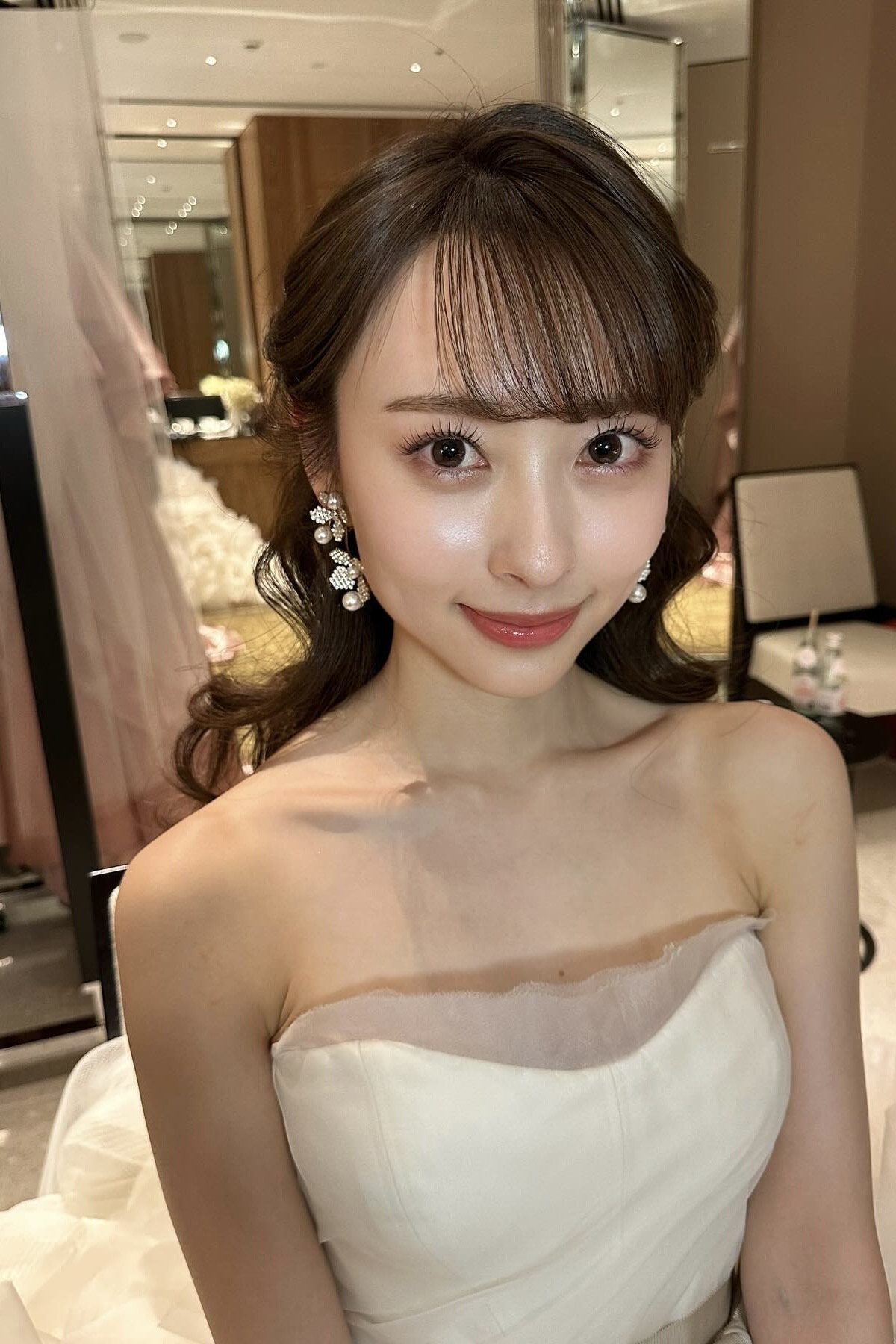 エリザベスバウアー June Pearlette Comb ヘアコーム フラワー  