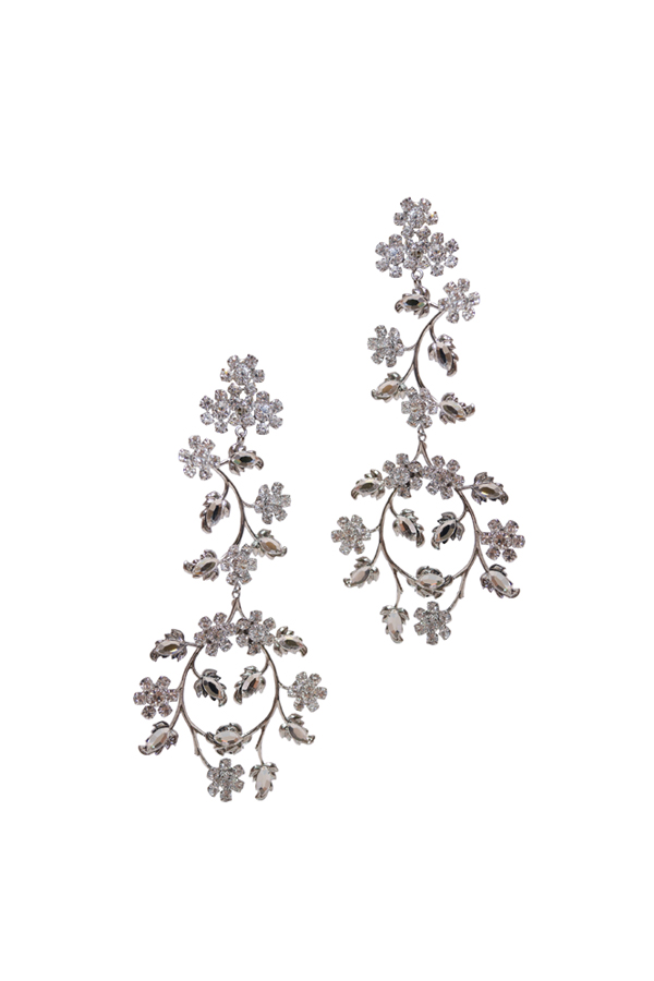 RENTAL][Florina Earrings Crystal]by Ti Adoro Jewelry｜JULIEBRIDAL 
